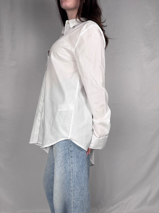 Camicia Asimmetrica Vicolo Bianca
