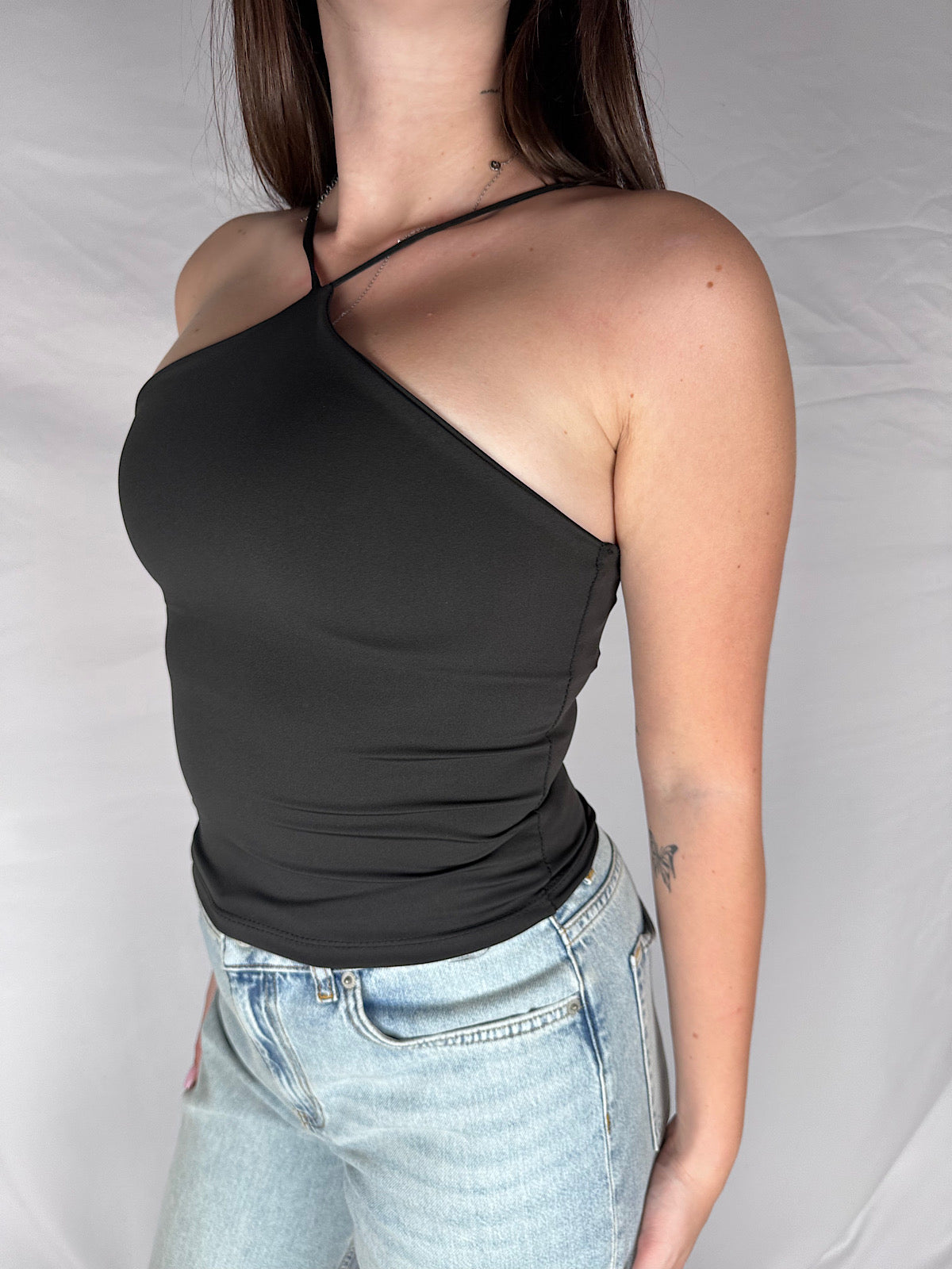Top Scollo America Armonia Nero