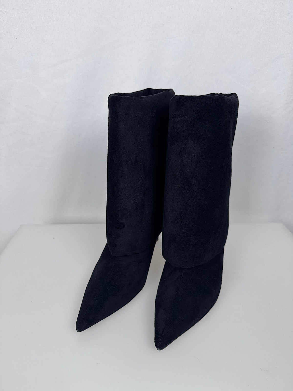 Stivale Modulare in Camoscio Divine Follie Nero