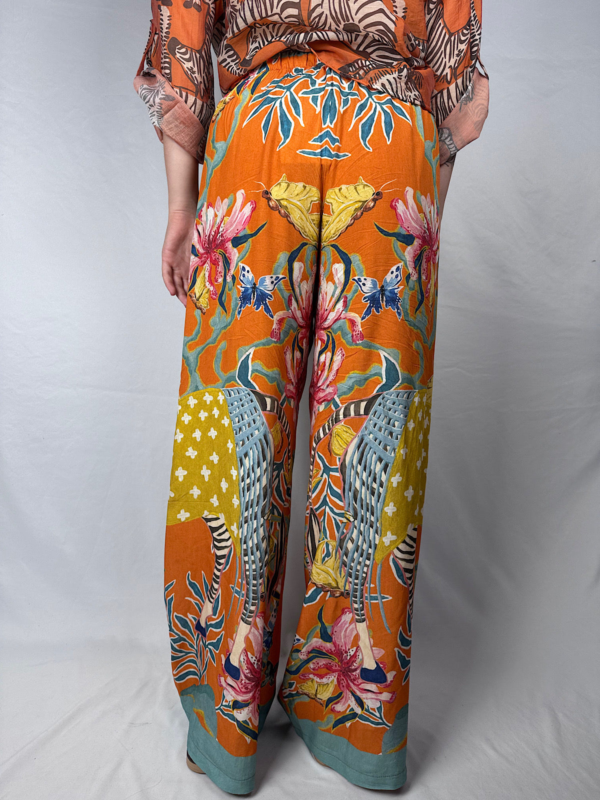 Pantalone Fantasia Zebra Haveone Arancione