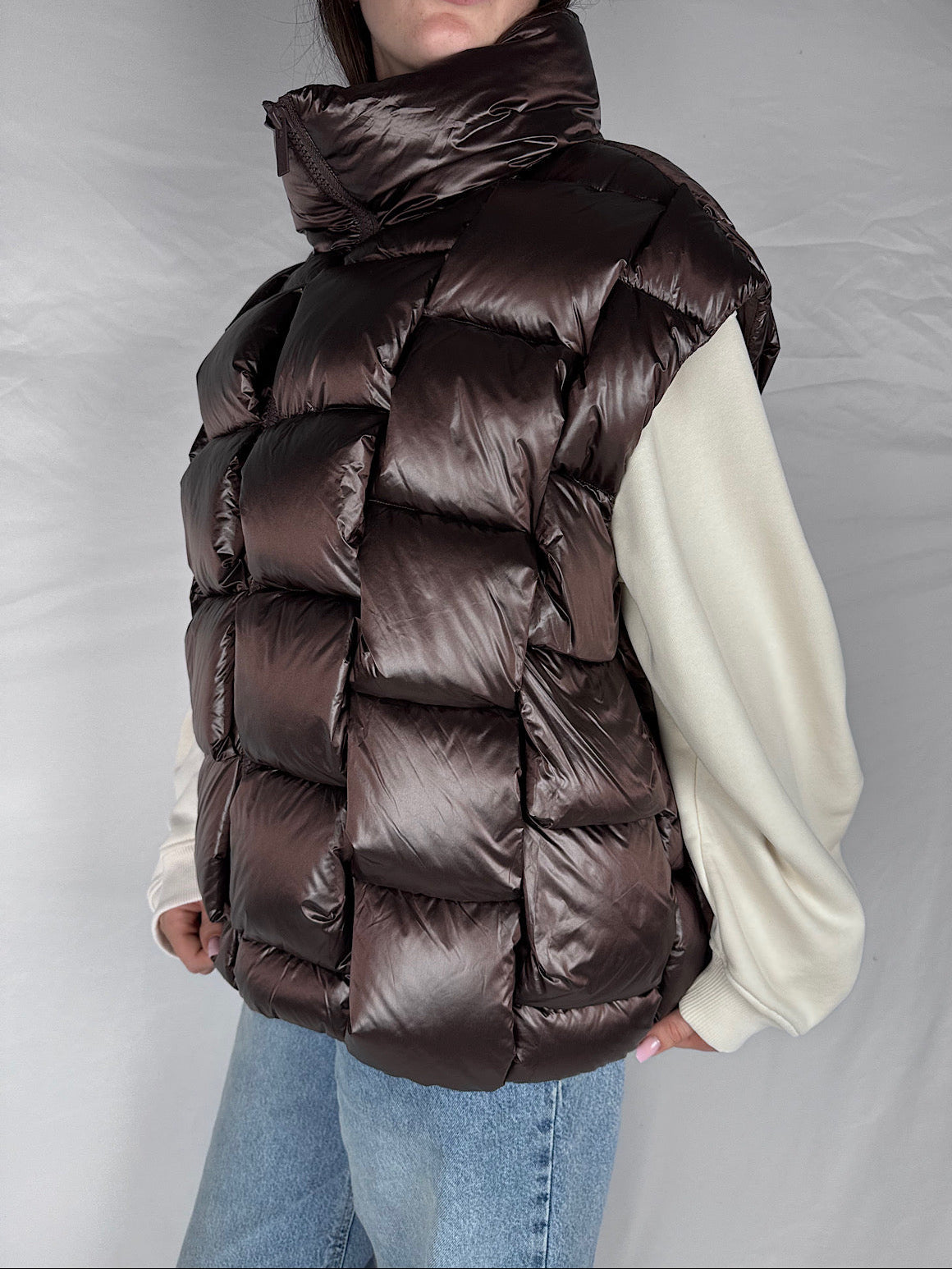 Piumino Gilet Trapuntato Vicolo Fondente