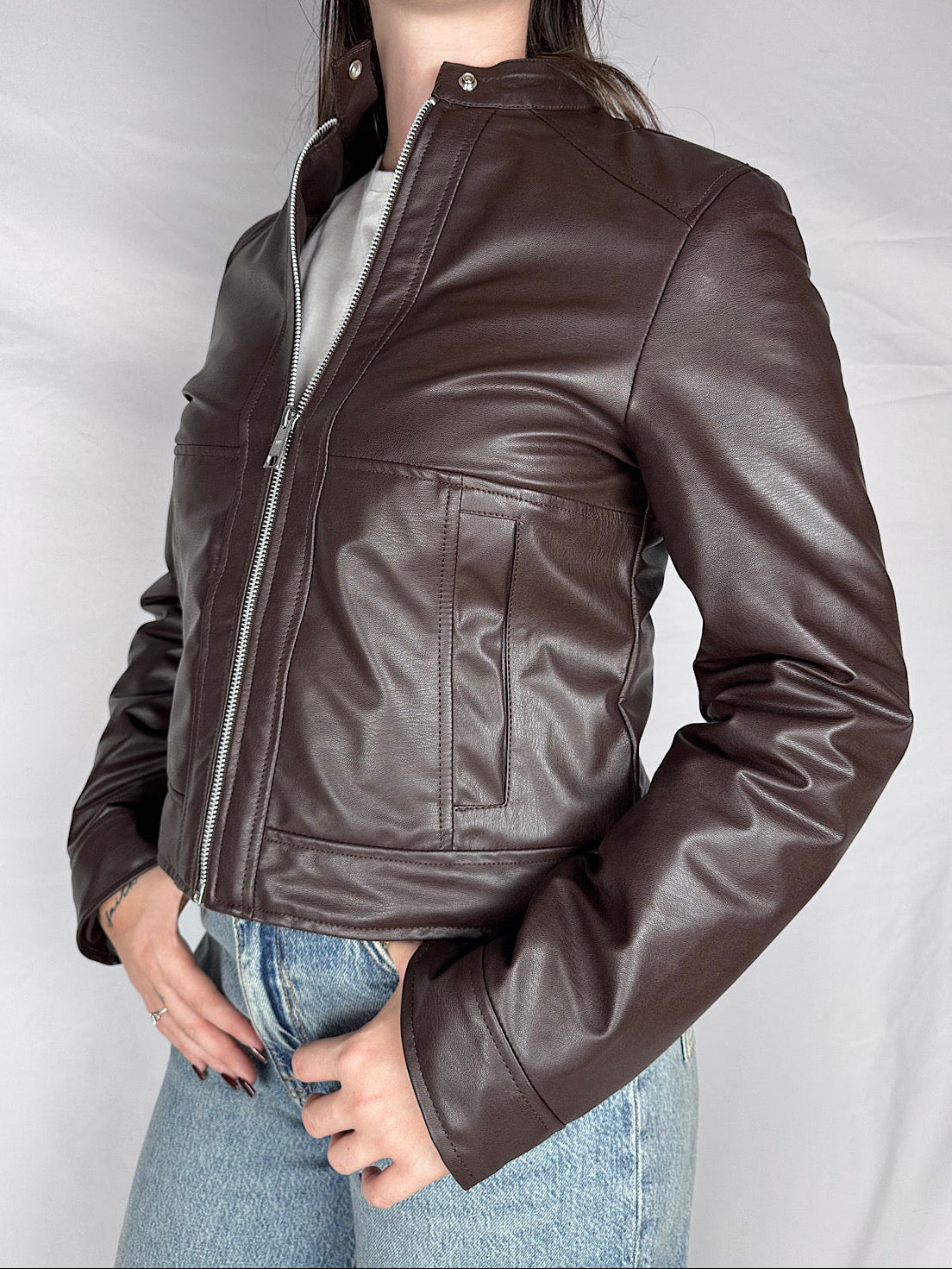 Giubbino Biker Markup Moro