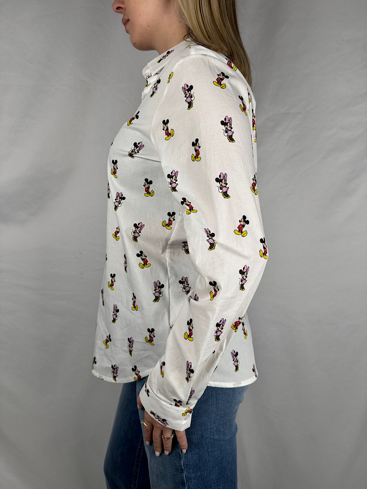 Camicia Disney Con Topolino E Minnie Tensione In