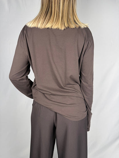 T-Shirt a Manica Lunga Armonia Moro