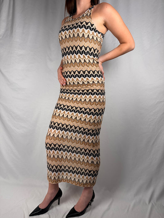 Abito Crochet Vicolo Beige