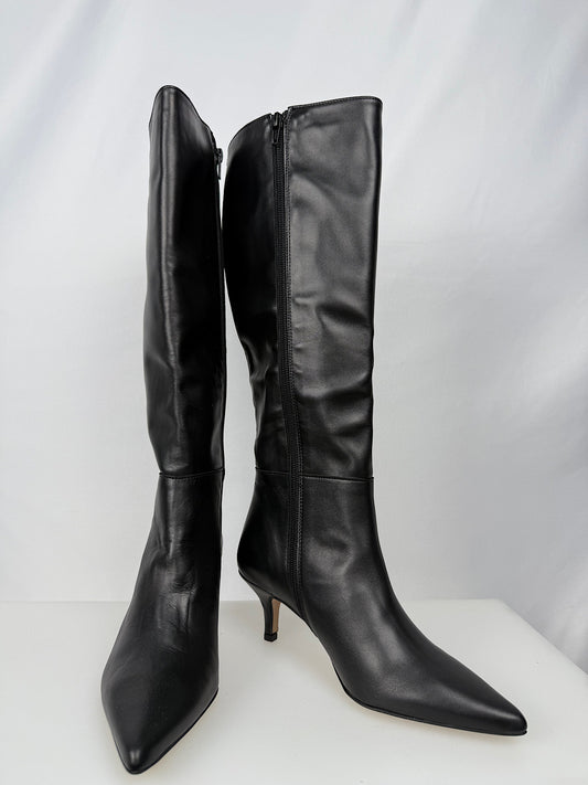 Stivale Alto con Tacco a Spillo Divine Follie Nero
