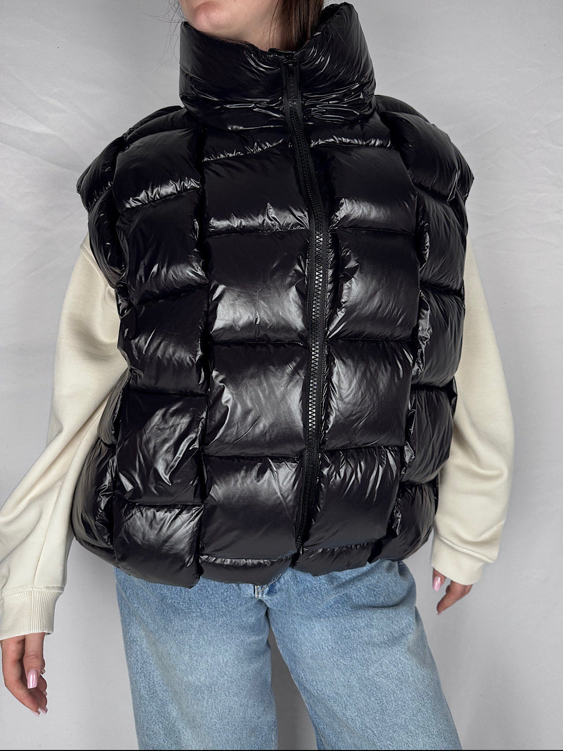 Piumino Gilet Trapuntato Vicolo Nero