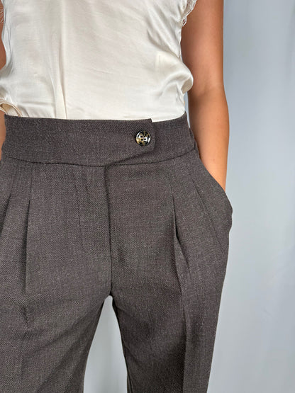 Pantalone Ampio Marrone Armonia