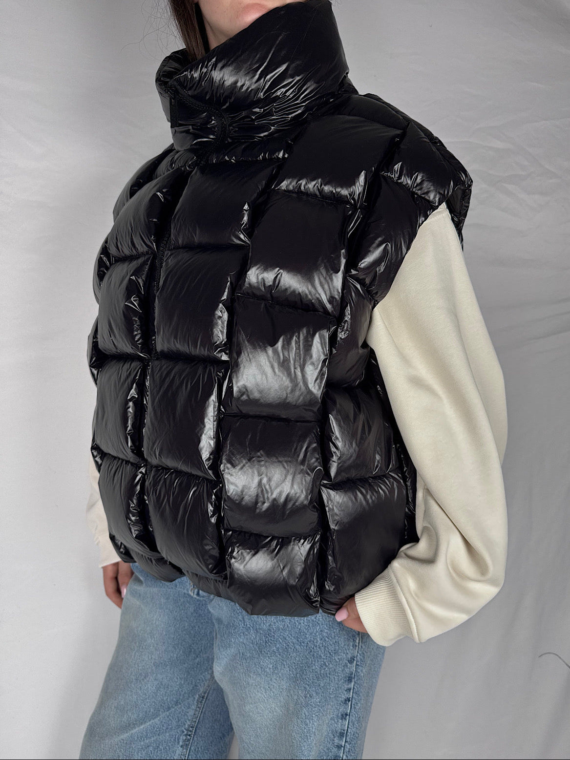 Piumino Gilet Trapuntato Vicolo Nero