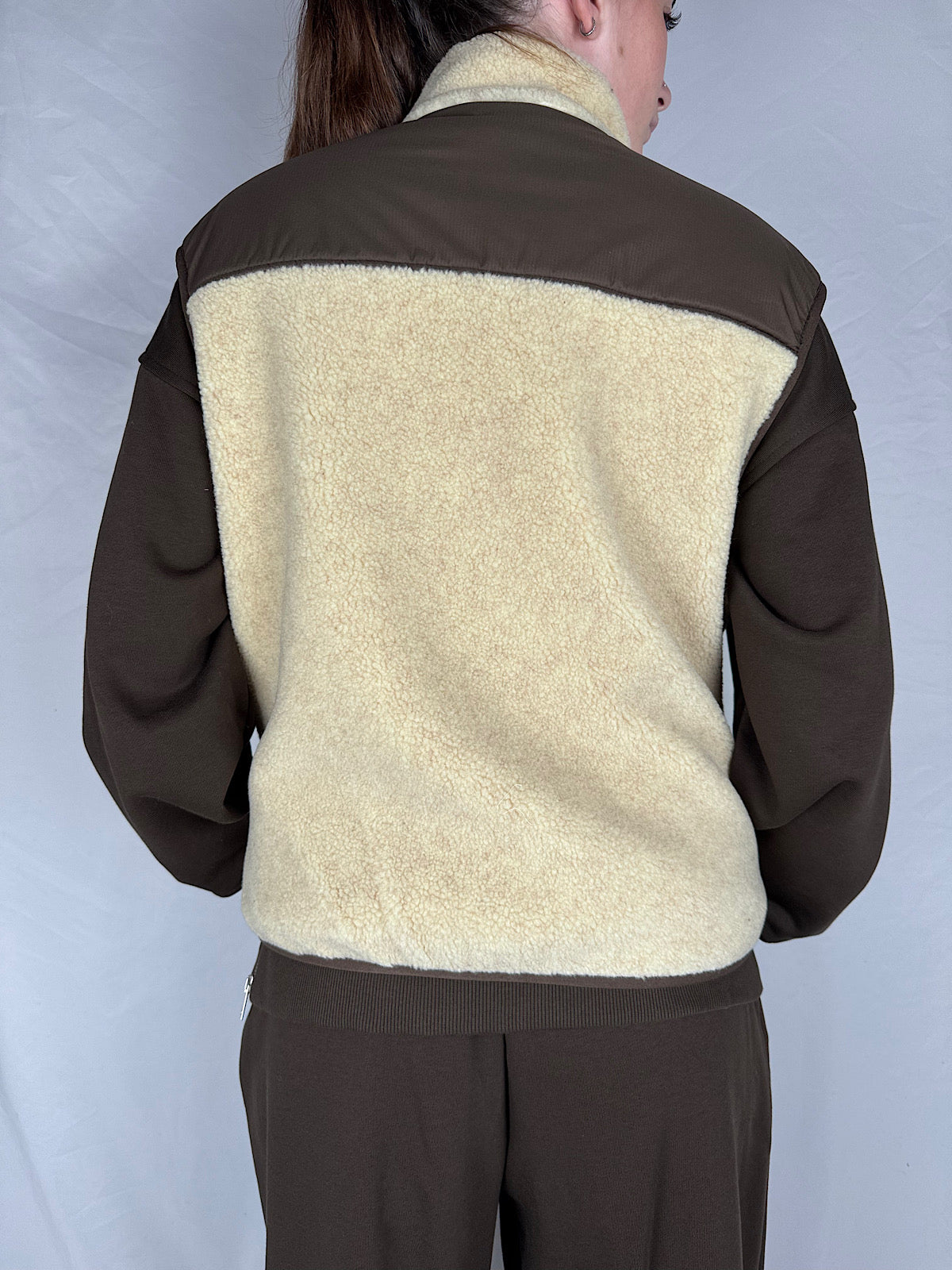 Gilet Capospalla Teddy Vicolo Beige