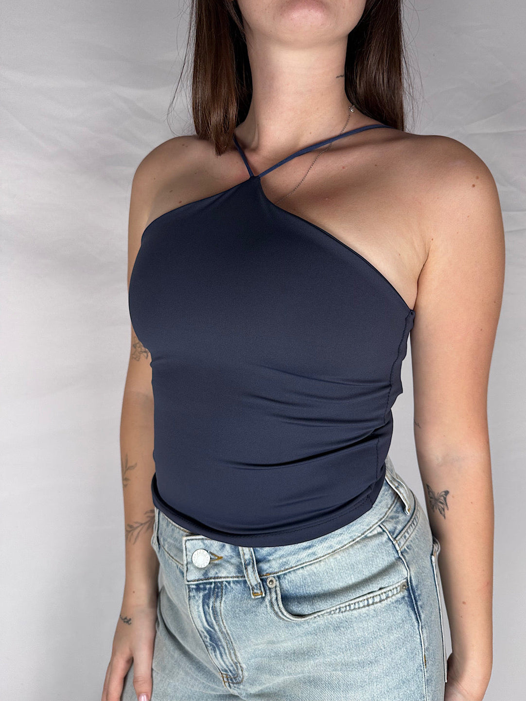 Top Scollo America Armonia Blu