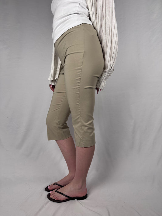 Pantalone Capri Tensione In Beige