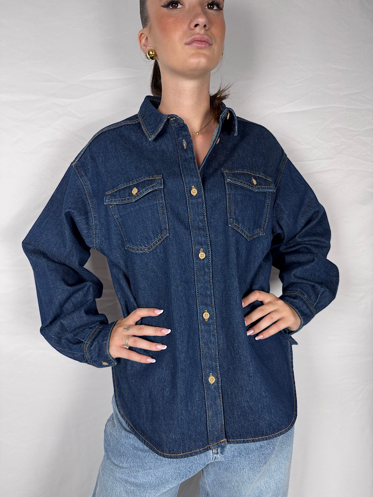 Camicia Jean JJXX Blue Denim Rince