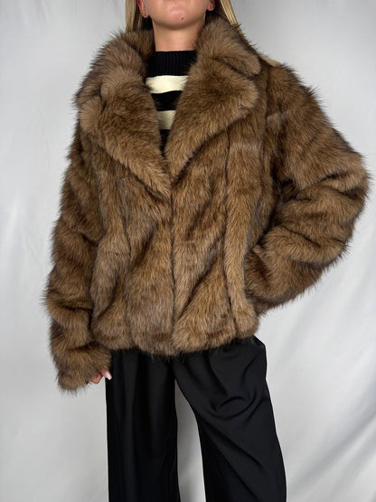 Giacca Eco-Pelliccia Armonia Moro