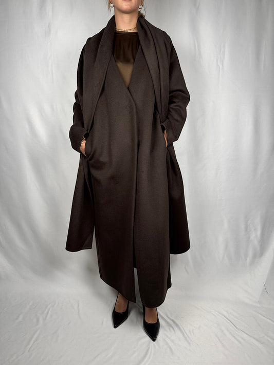 Cappotto Lungo con Stola Hand Made Vicolo Moro