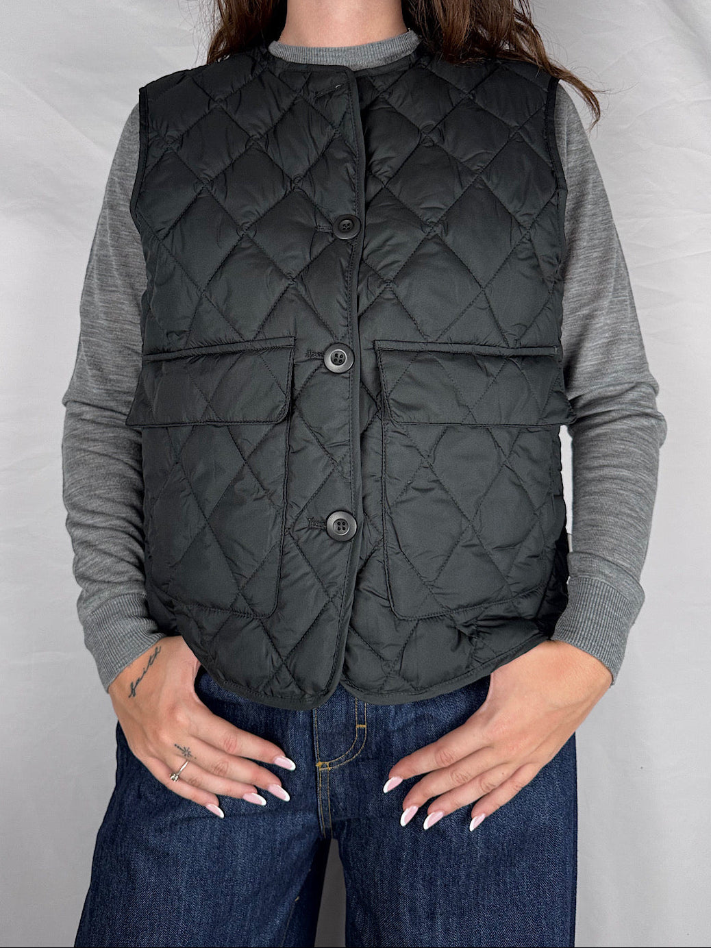 Gilet Hope Trapuntato JJXX Nero