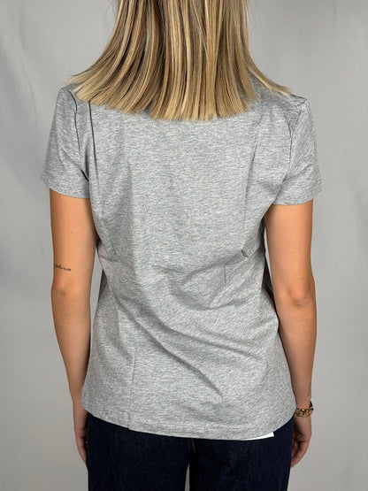 T-Shirt Basic Lumina Grigio Melange