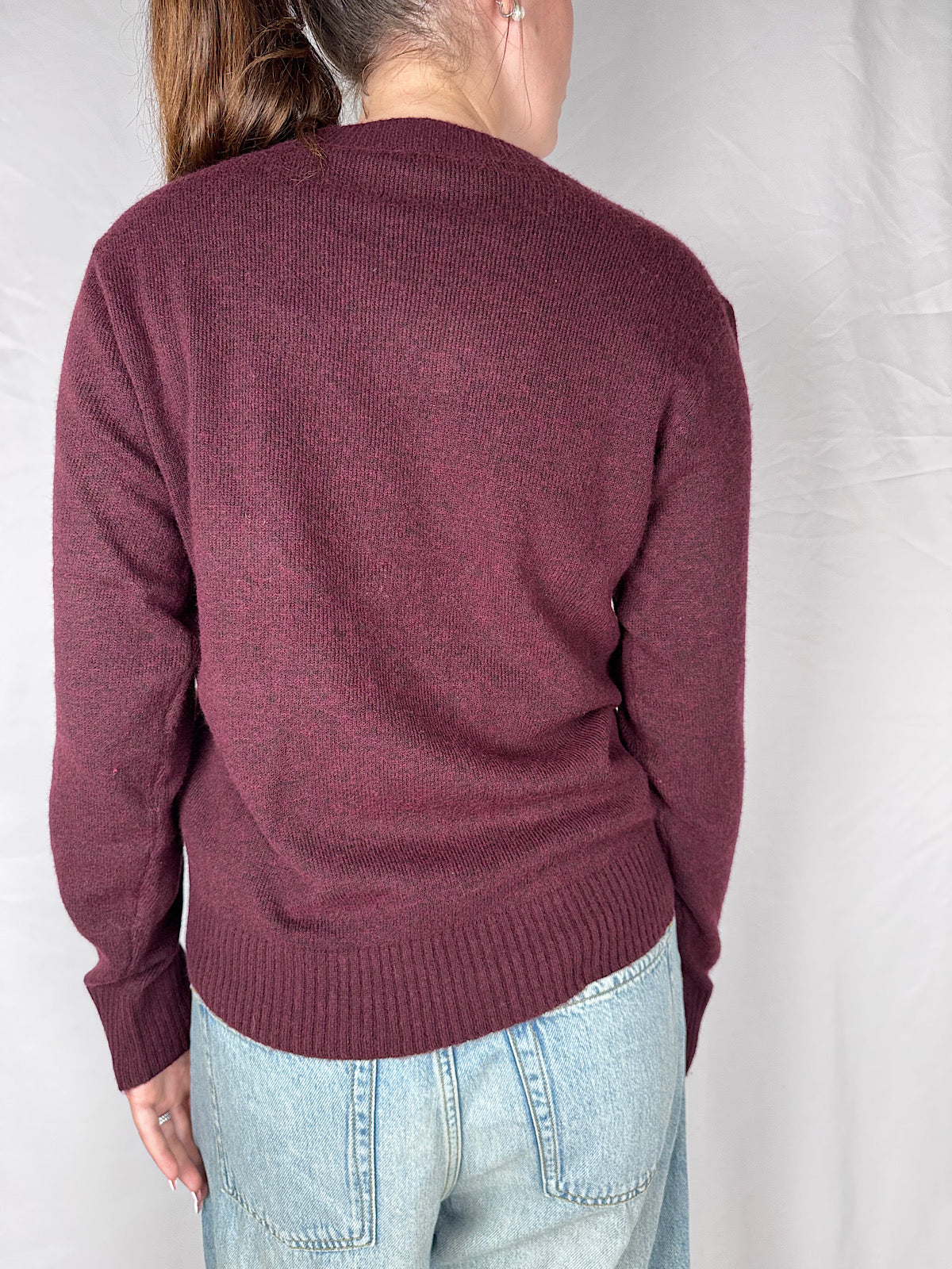Maglia Basic Girocollo JJXX Bordeaux