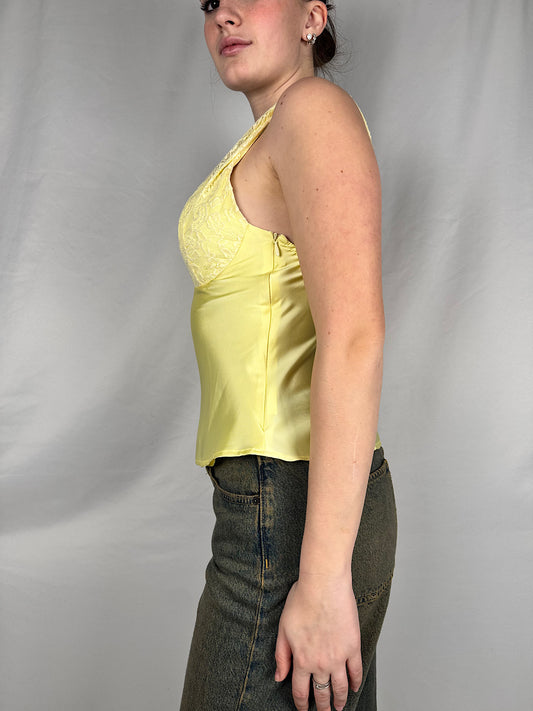 Top con Pizzo Giallo Vicolo