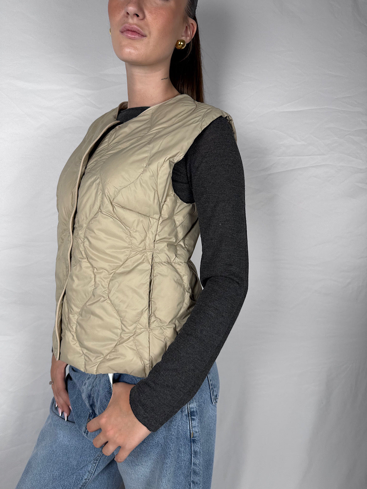 Gilet Cento Grammi Vicolo Beige