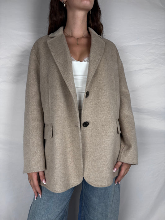 Cappotto Giacca Hand Made Vicolo Tortora Melange
