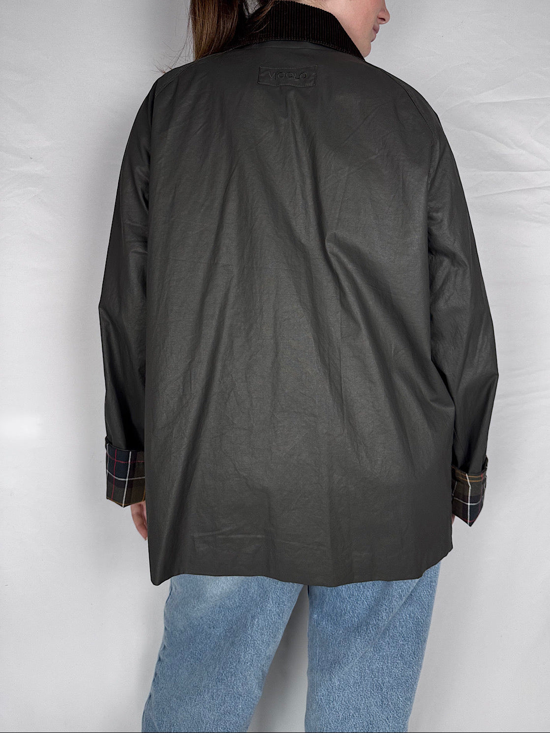 Trench Cerato Collo Velluto Vicolo Moro