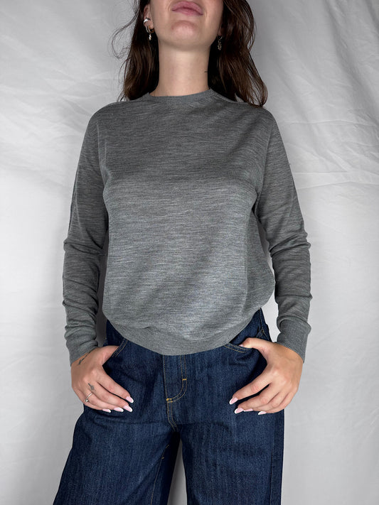 Maglia Maniche Lunghe Knitwear Vicolo Grigio Medio Melange