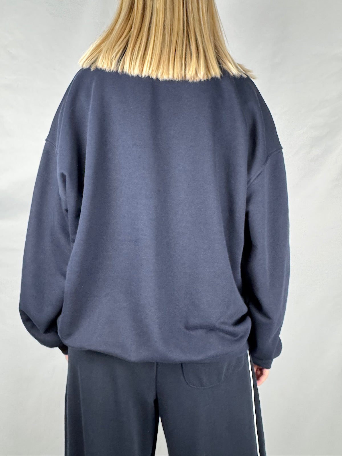 Felpa Aperta Blu Vicolo