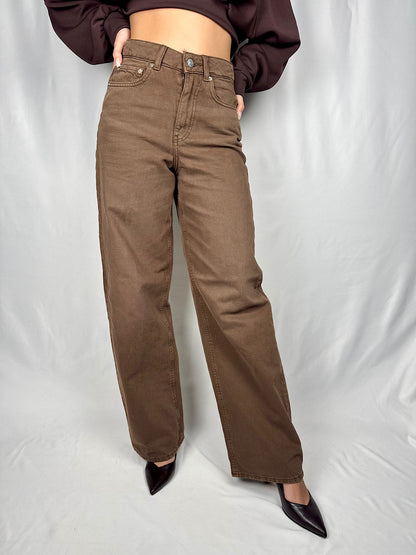 Jeans Tokyo Wide Marrone JJXX