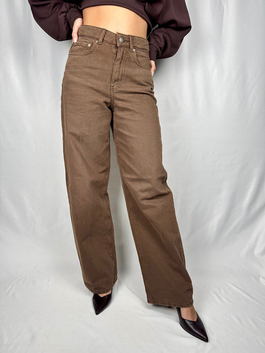 Jeans Tokyo Wide Marrone JJXX