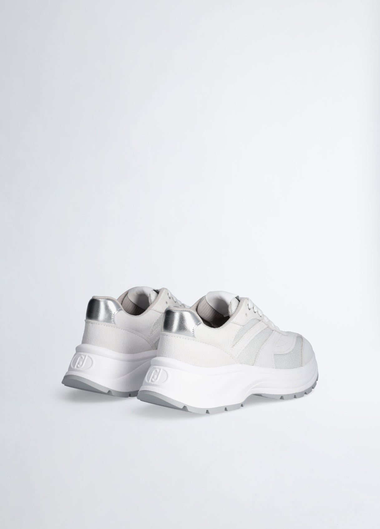 Sneakers In Suede e Brighty Mesh Beige Chiaro/White