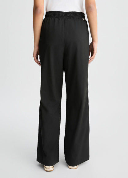 Pantalone Nero Con Coulisse
