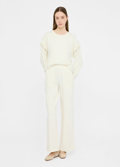 Felpa Con Perle Bianca Liu Jo