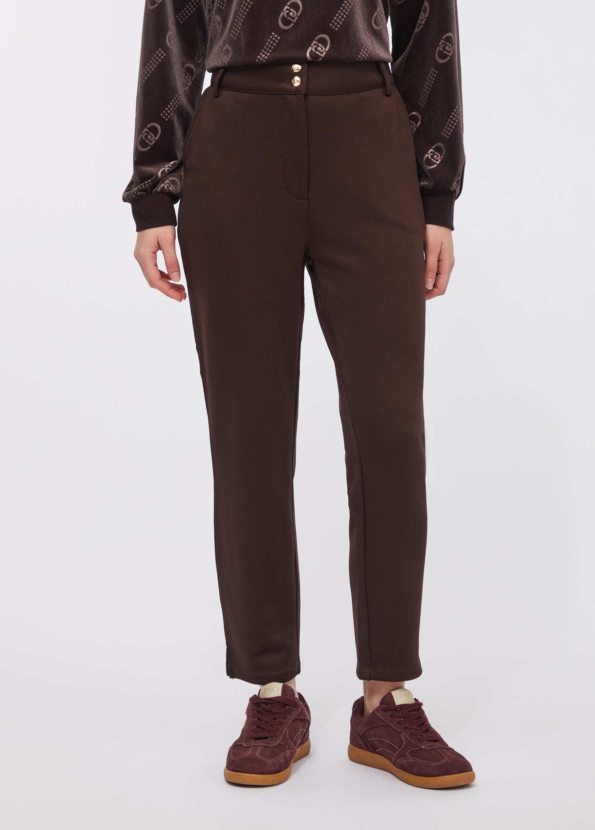 Pantalone in Felpa Marrone Liu Jo