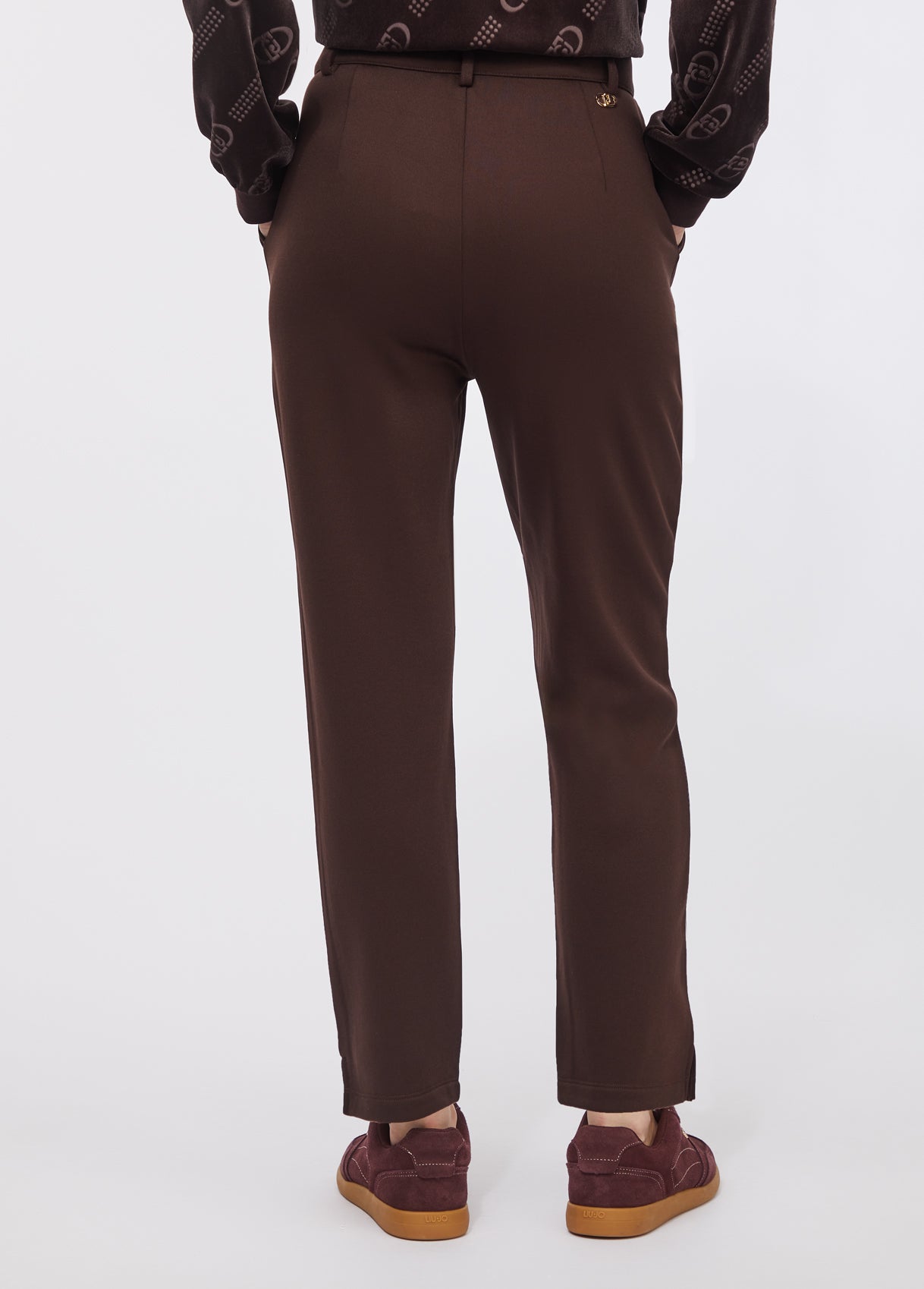 Pantalone in Felpa Marrone Liu Jo