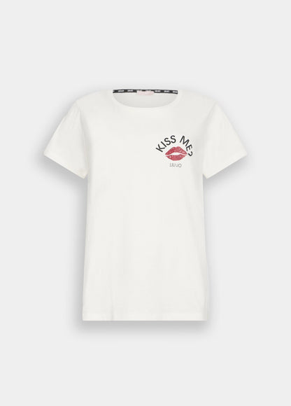 T-shirt in cotone Liu Jo Bianca