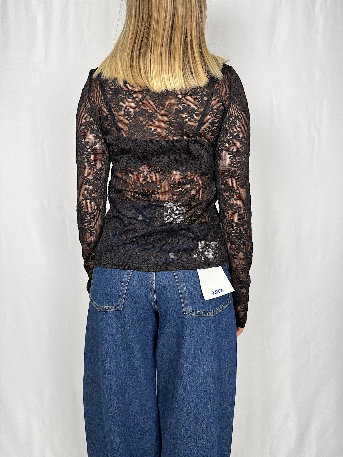 Maglia Pizzo Nera Armonia