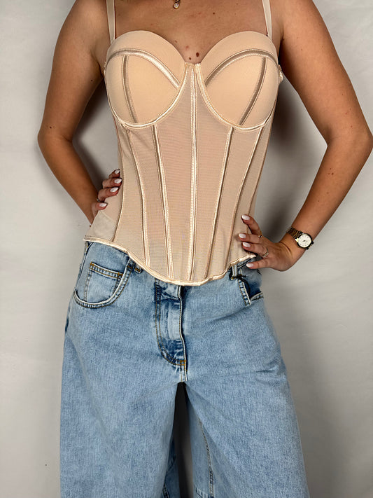 Top Bustier Armonia Beige