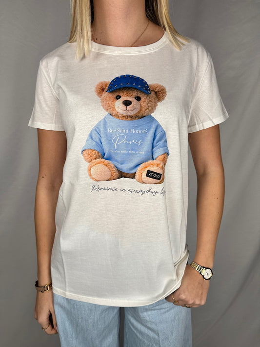 T-shirt Orsetto Azzurro Vicolo
