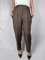 Pantalone Carrot in Viscosa  Lino Vicolo Moro