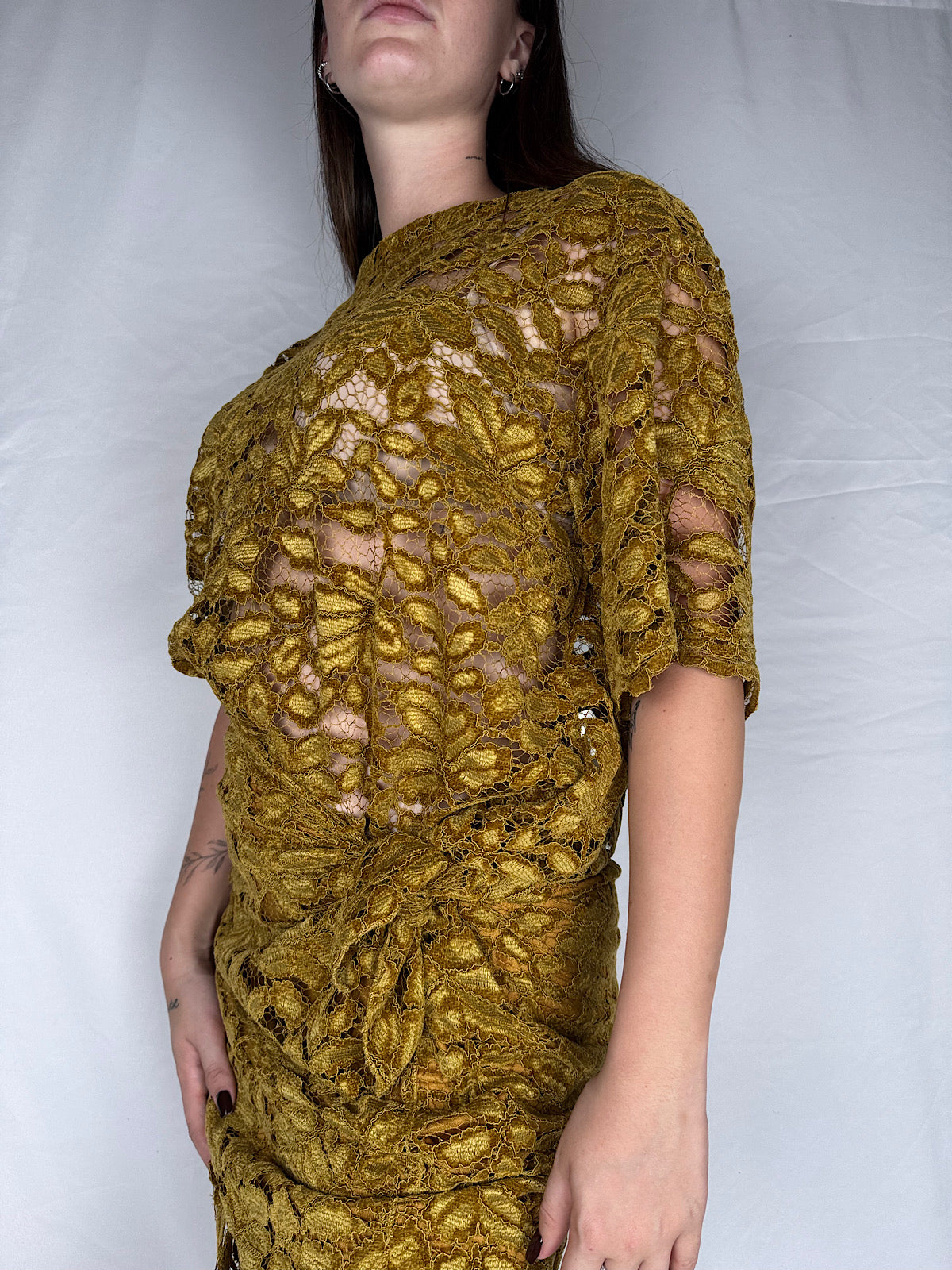T-shirt Over Pizzo "Nomad" HaveOne Olio
