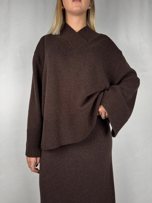 Maglia Collo V Moro Vicolo