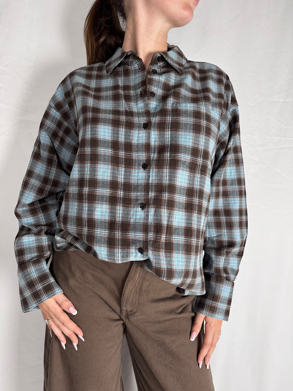 Camicia Jamie JJXX Celeste/Moro