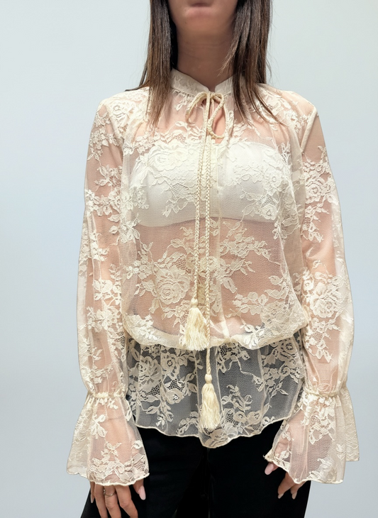 Camicia Pizzo Vicolo Burro