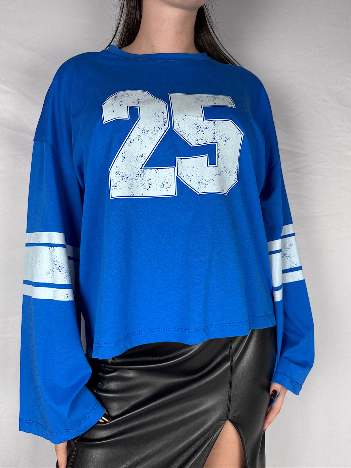 T-shirt Stampa College Vicolo Blu