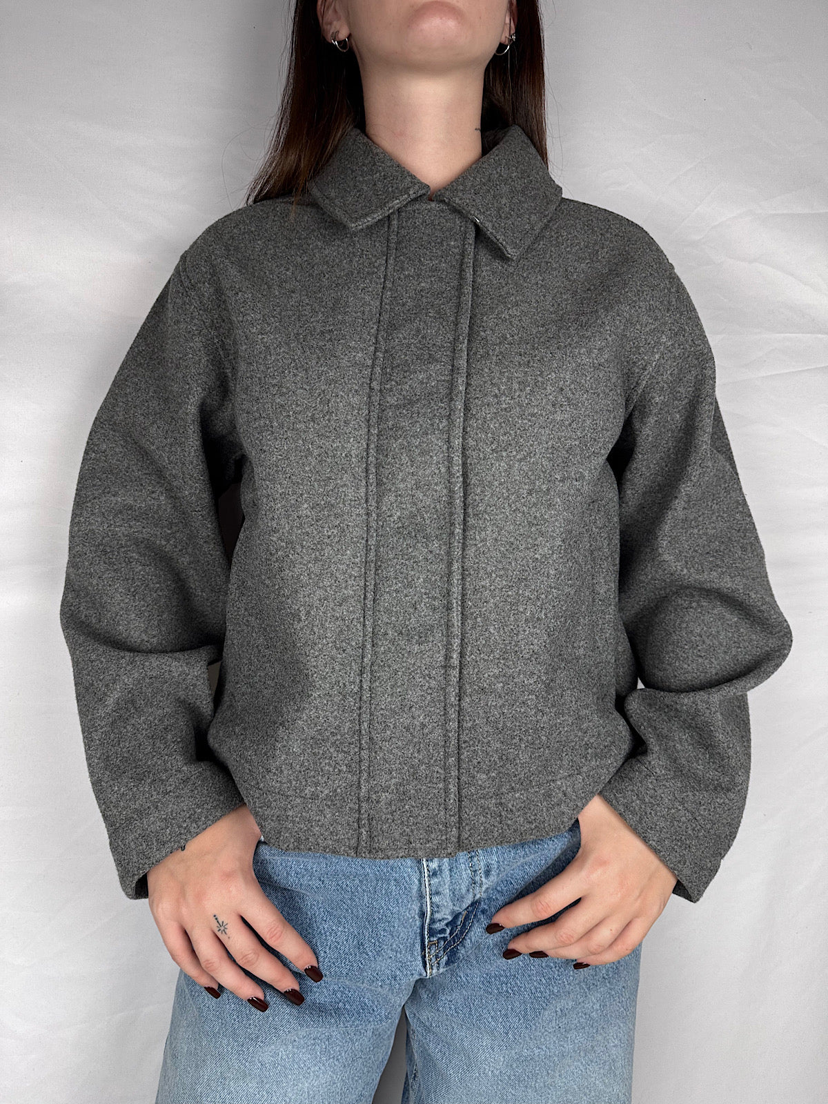 Giacca Wilma JJXX Grigio Melange