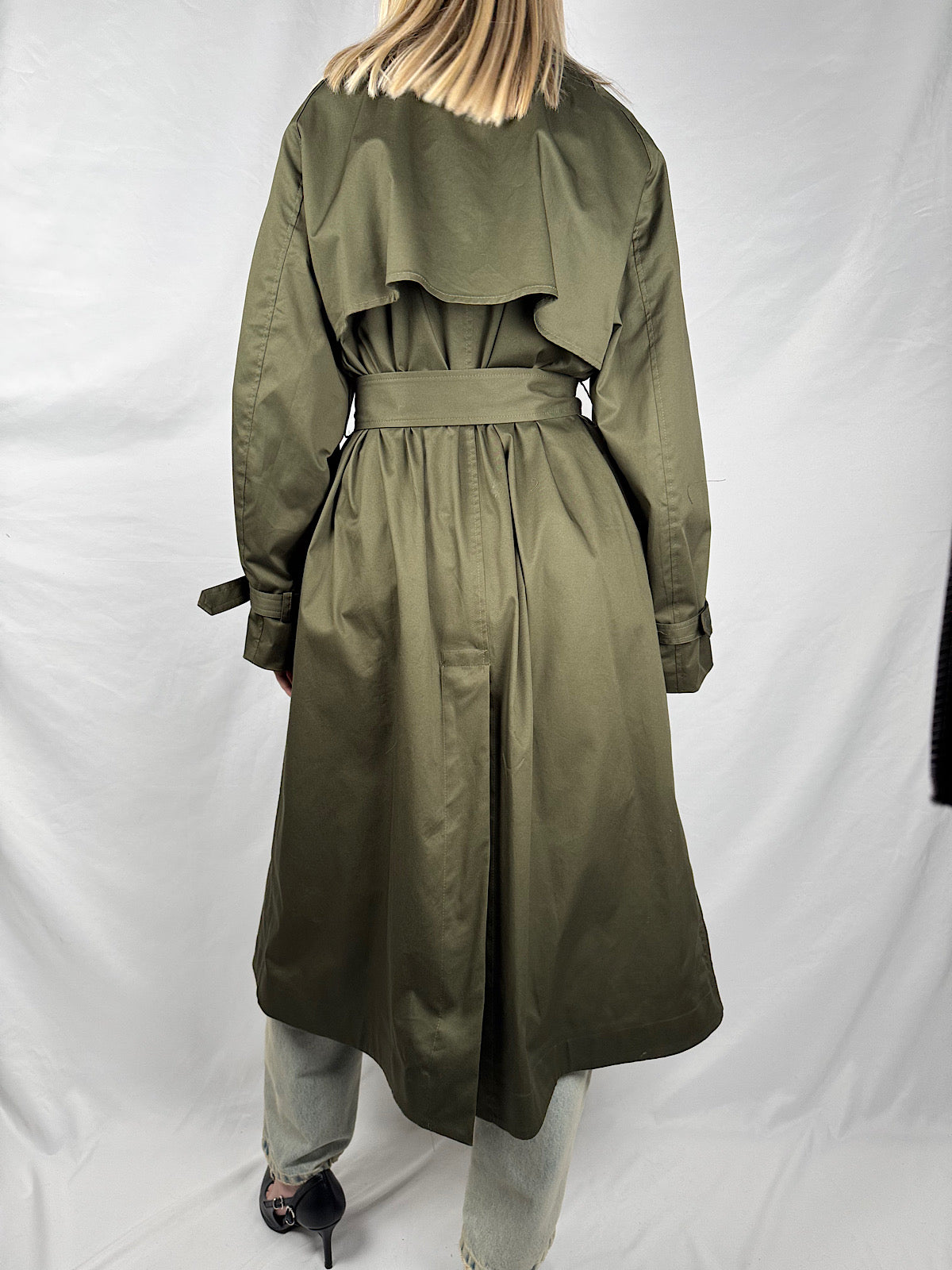Trench Lungo Verde Militare Vicolo