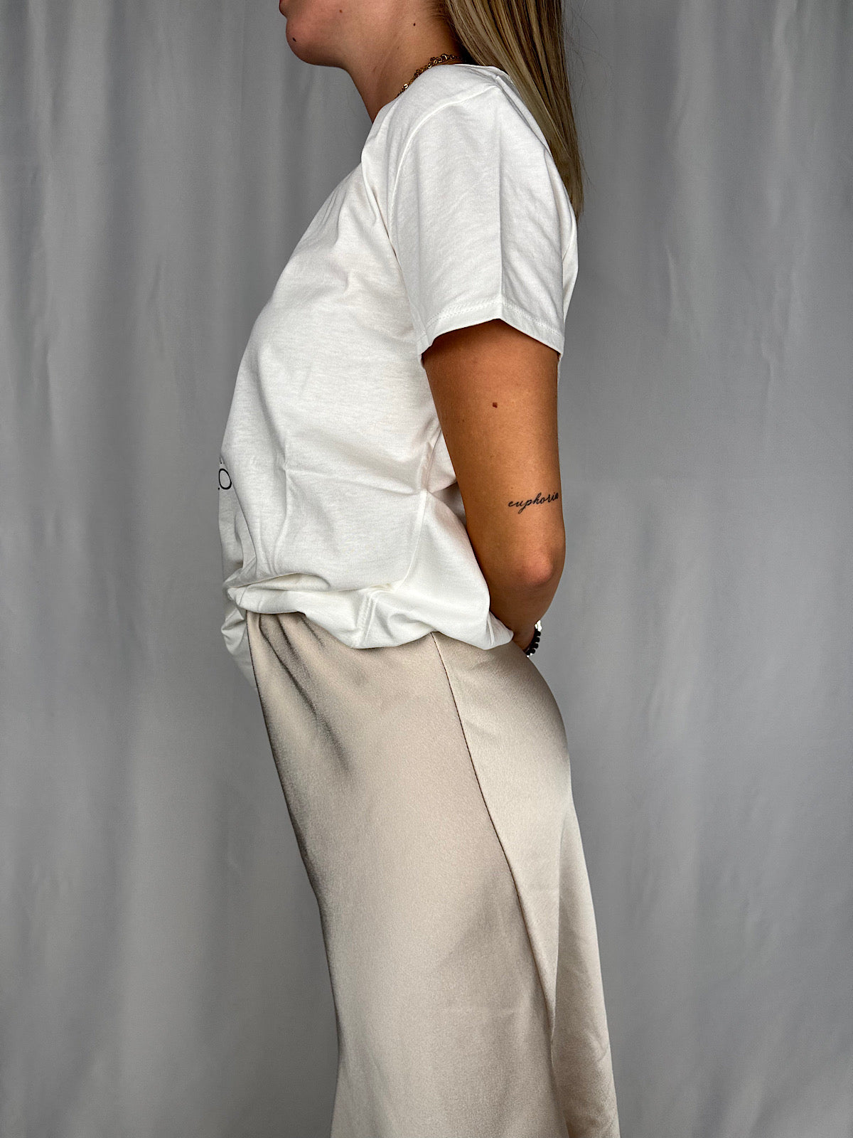 Maglia con Bassotto Bianca Vicolo