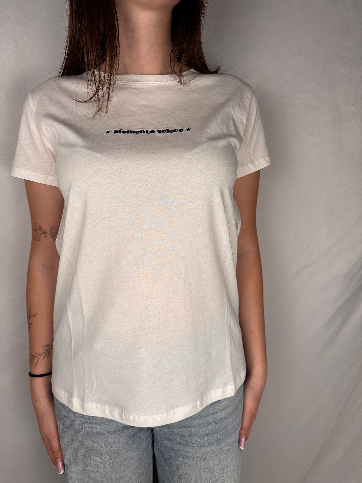 T-Shirt Momento Sclero Vicolo Bianca