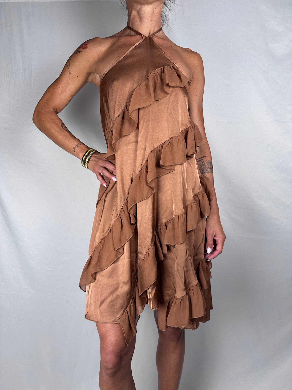 Abito con Balze Vicolo Bronzo
